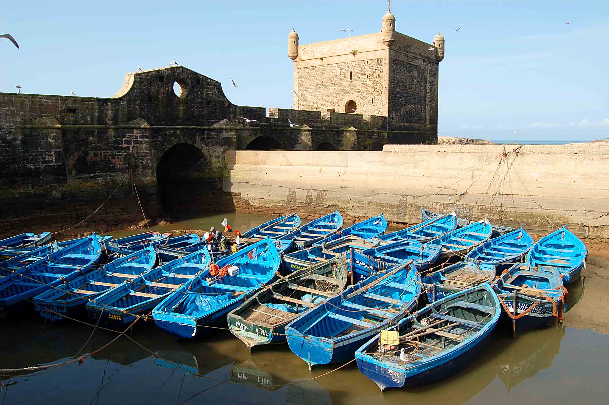Essaouira, petite ville de pêcheurs sur la côte Atlantique du Maroc