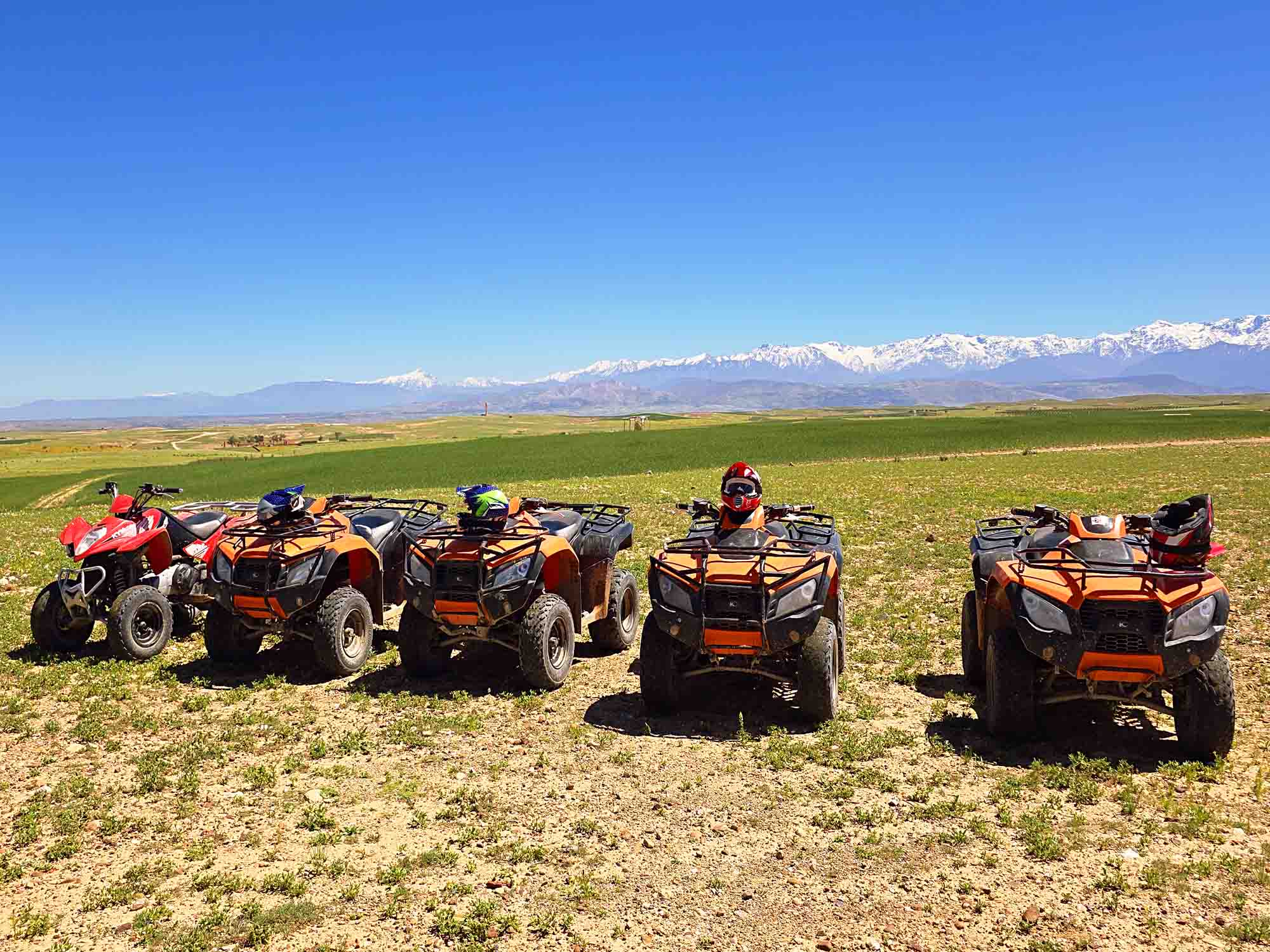Quad dans le désert d’Agafay près de Marrakech