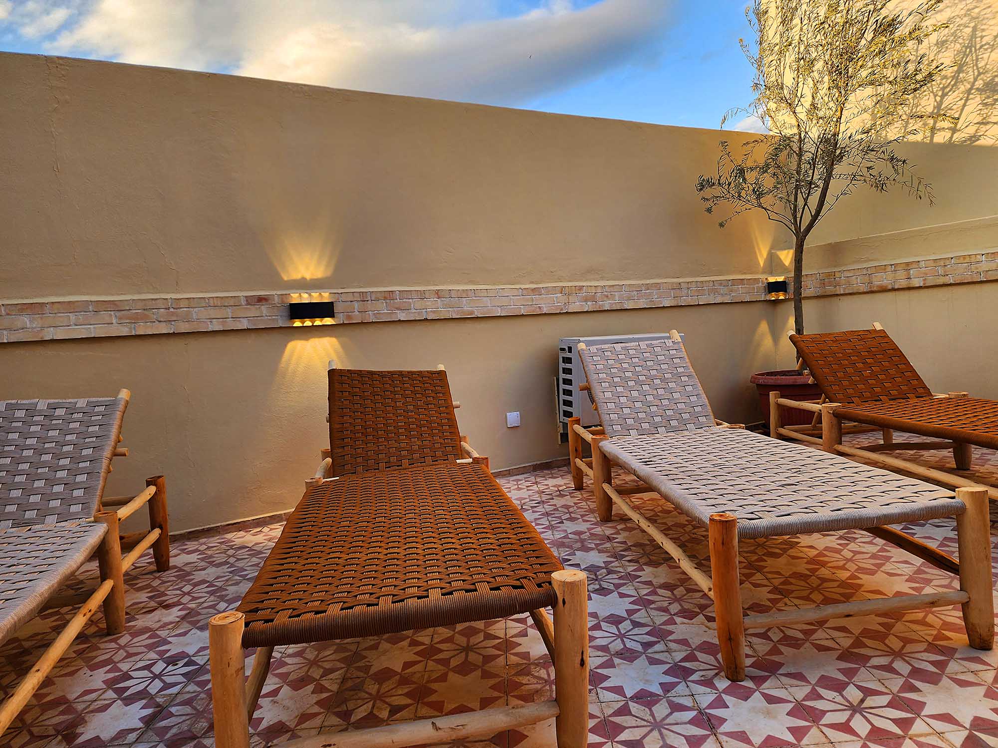 Jacuzzi du Riad Mumtaz