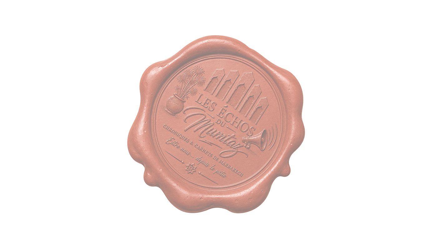 Sceau Cire Terracotta70% des Échos du Mumtaz